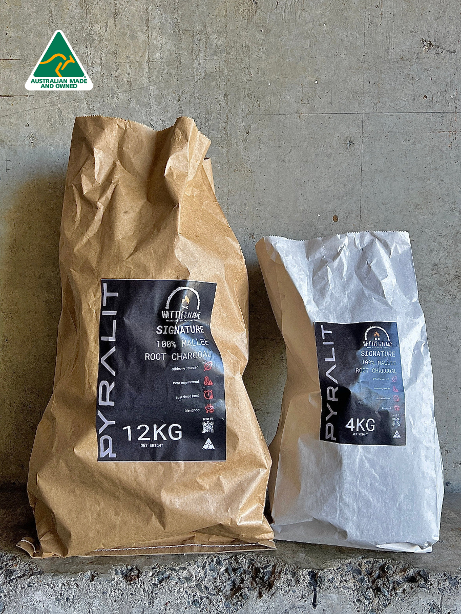 Pyralit 100% Mallee Root Charcoal – Hot & Clean