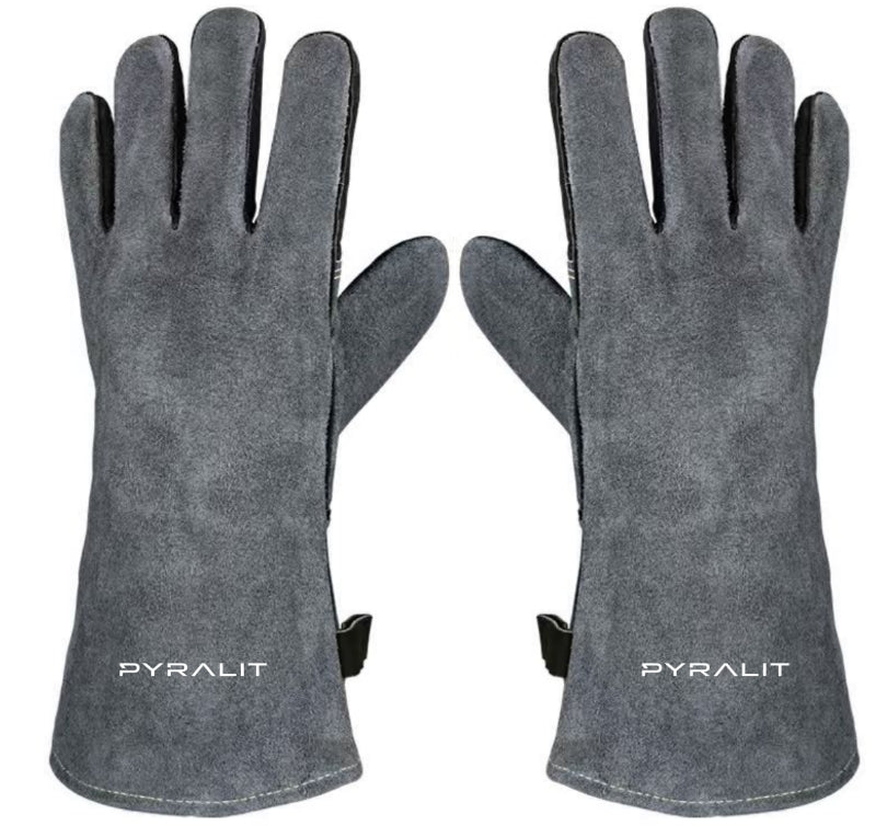 Pyralit BBQ Leather Gloves – Handle the Heat