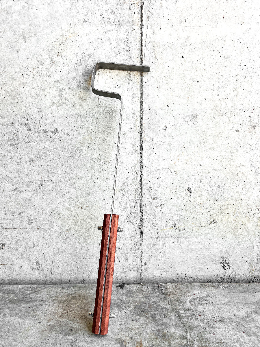 Pyralit Poker & Lifter, stainless steel with jarrah wood handle