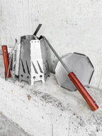 fire bundle catch plate, ignition and poker
